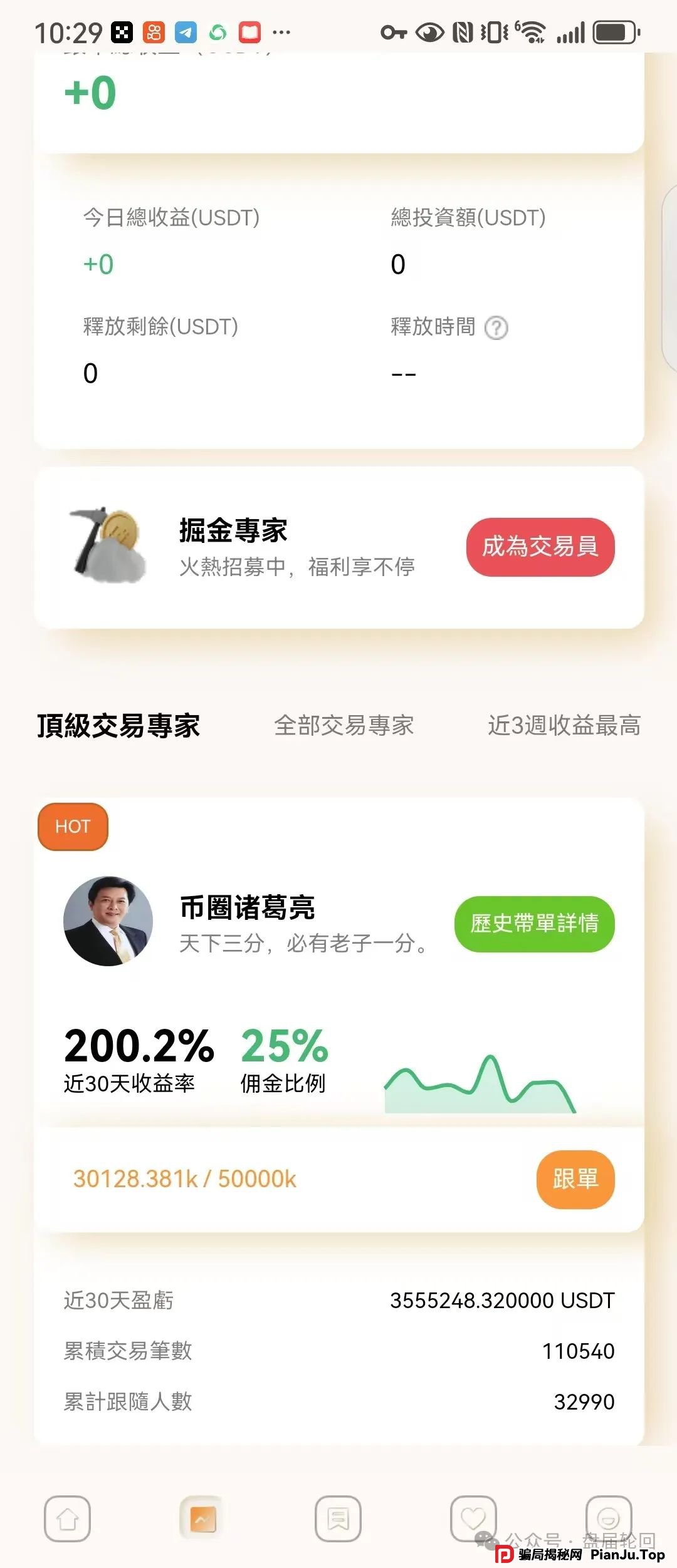 【麒元财富】量化交易跟单骗局 缅北诈骗项目 受骗会员上万 高危预警 聪明的会员早已经撤退